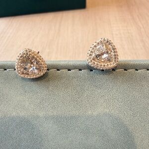 Swarovski Elegant Silver Stud Earrings